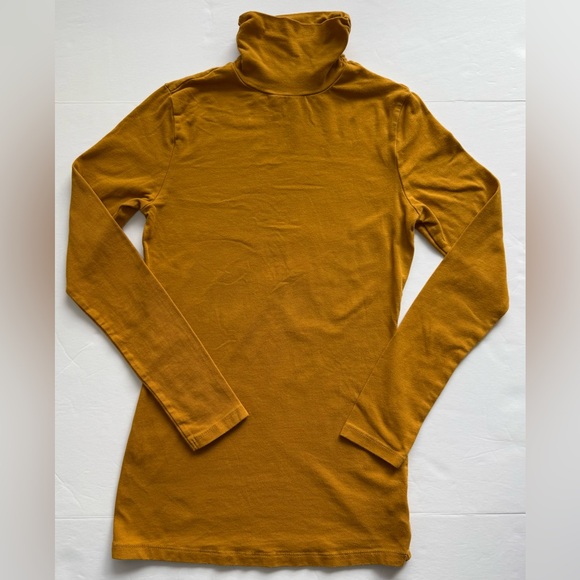 Ambiance Sweaters - Ambiance Mustard Turtleneck Sweater